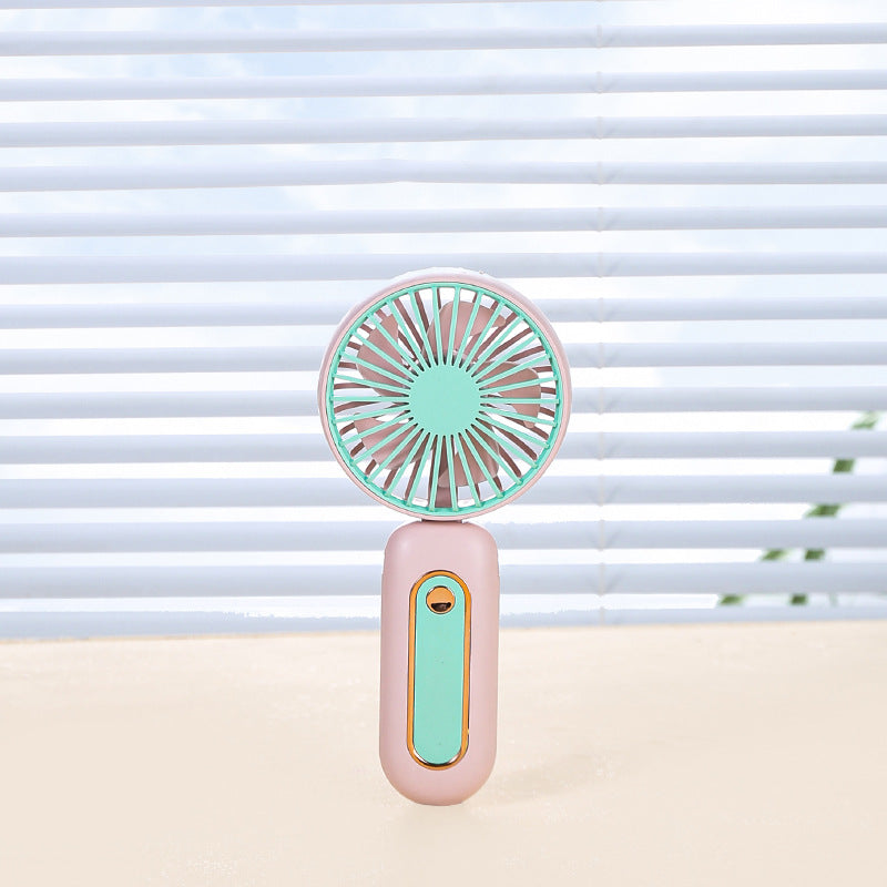 Rechargeable Portable Handheld Fan with LED Display and Ergonomic Handle – Personal Cooling for Travel, Office & Outdoor Days