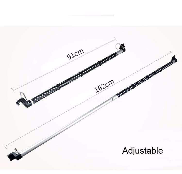 Telescopic Car Clothing Rack | Expandable Vehicle Hanger Bar for Travel