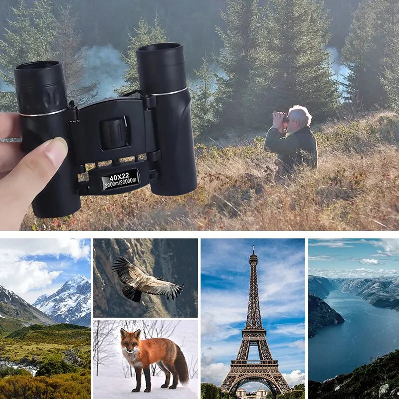 OliverView | Powerful HD 40x22 Binoculars – Compact, Lightweight & Ideal for Hunting