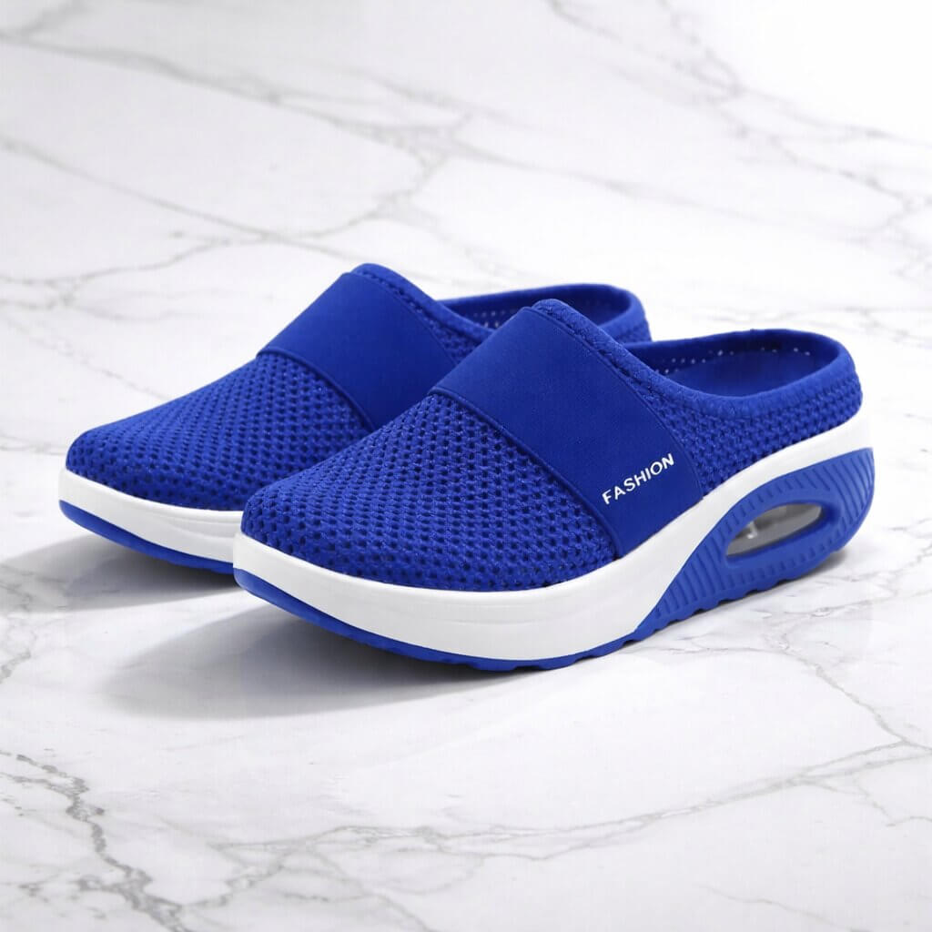 Versatile Supportive Mesh Slippers for Easy Wear and Everyday Relief – Soft Cozy Indoor Footwear for Home Comfort
