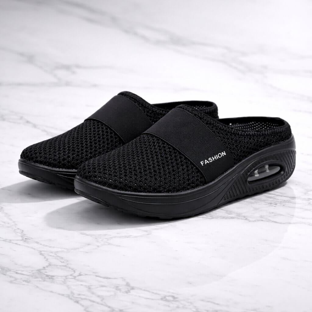 Versatile Supportive Mesh Slippers for Easy Wear and Everyday Relief – Soft Cozy Indoor Footwear for Home Comfort