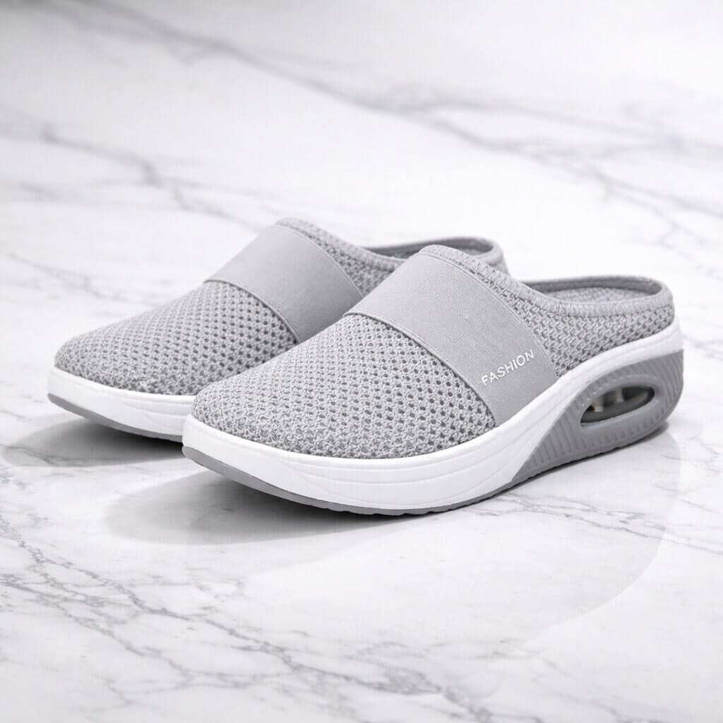 Versatile Supportive Mesh Slippers for Easy Wear and Everyday Relief – Soft Cozy Indoor Footwear for Home Comfort