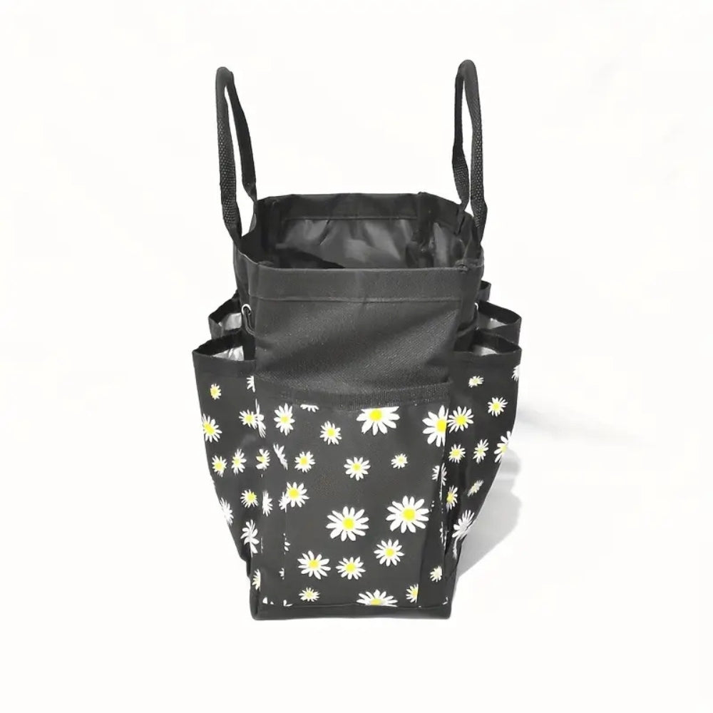 Floral Oxford Cloth Garden Tool Organizer Bag and Tote