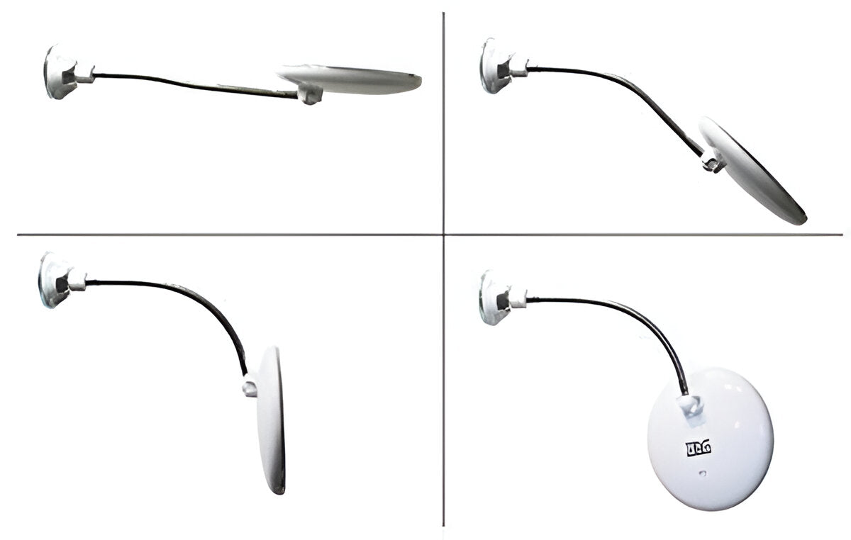 LED Magnifying Makeup Mirror with Adjustable Suction Cup and 10X Zoom