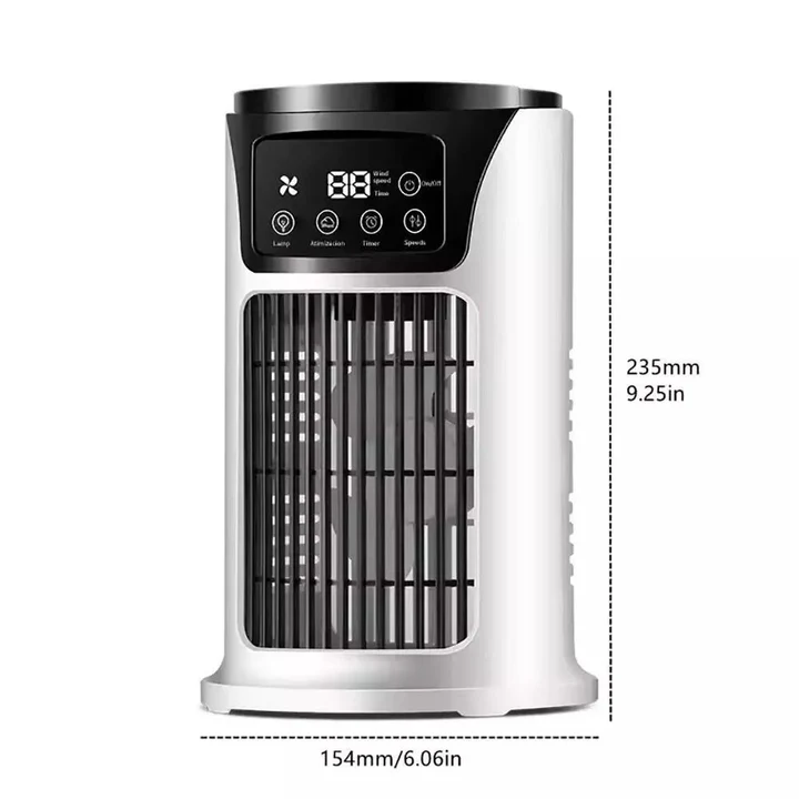 Mini Portable Air Conditioner with Remote Control – Energy-Saving Quiet Cooler for Small Rooms & Offices