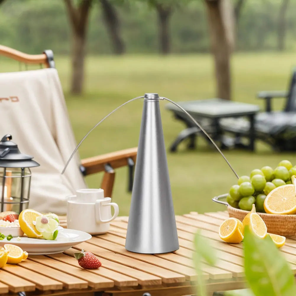 Portable Fly Repellent Fan with USB & Battery Power – Chemical-Free Insect Deterrent for Outdoor Dining & Picnics