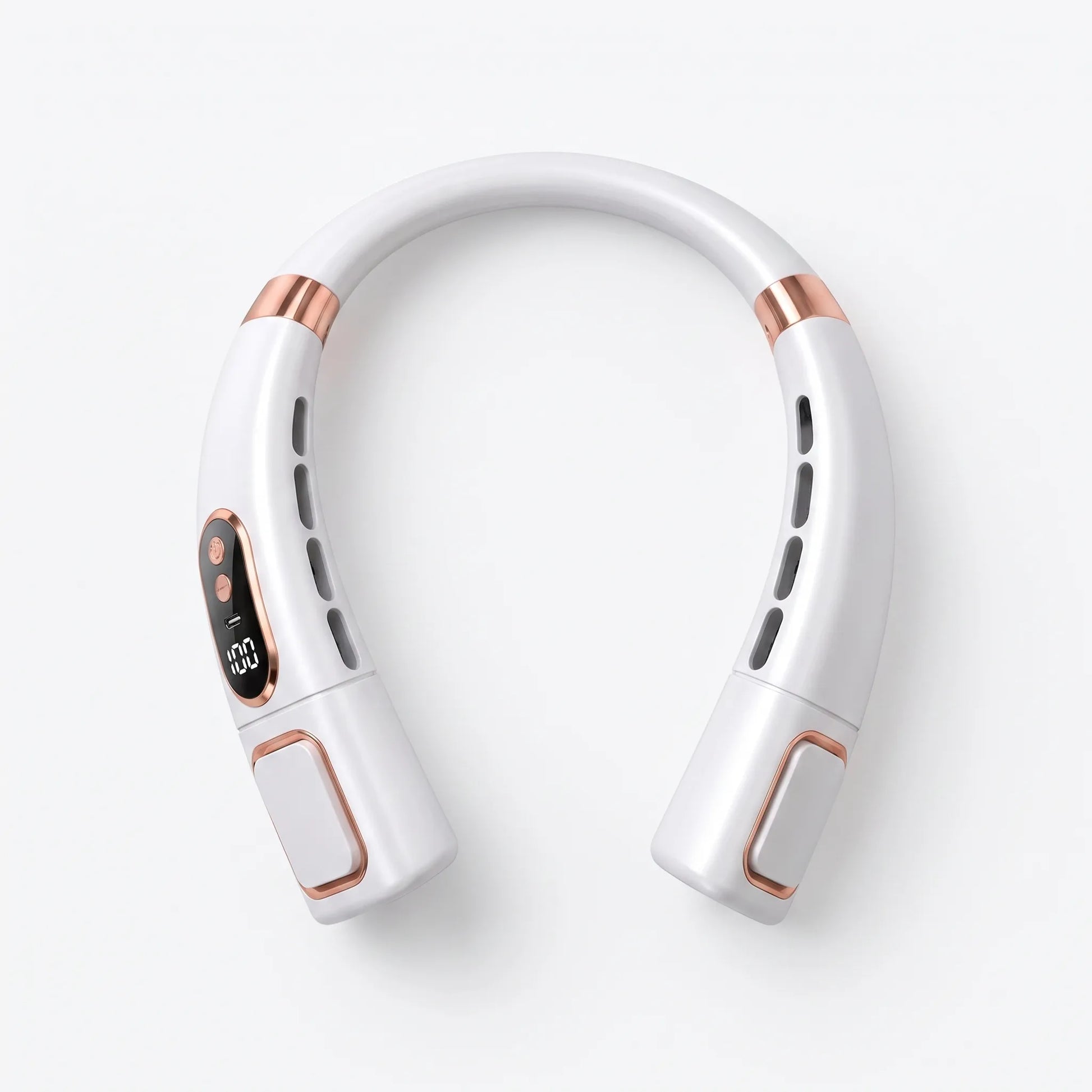 Bladeless neck fan in white
