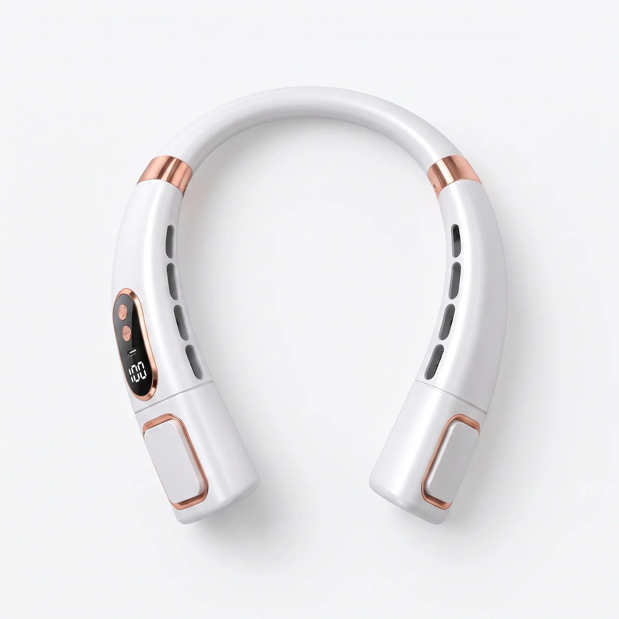 Bladeless neck fan in white