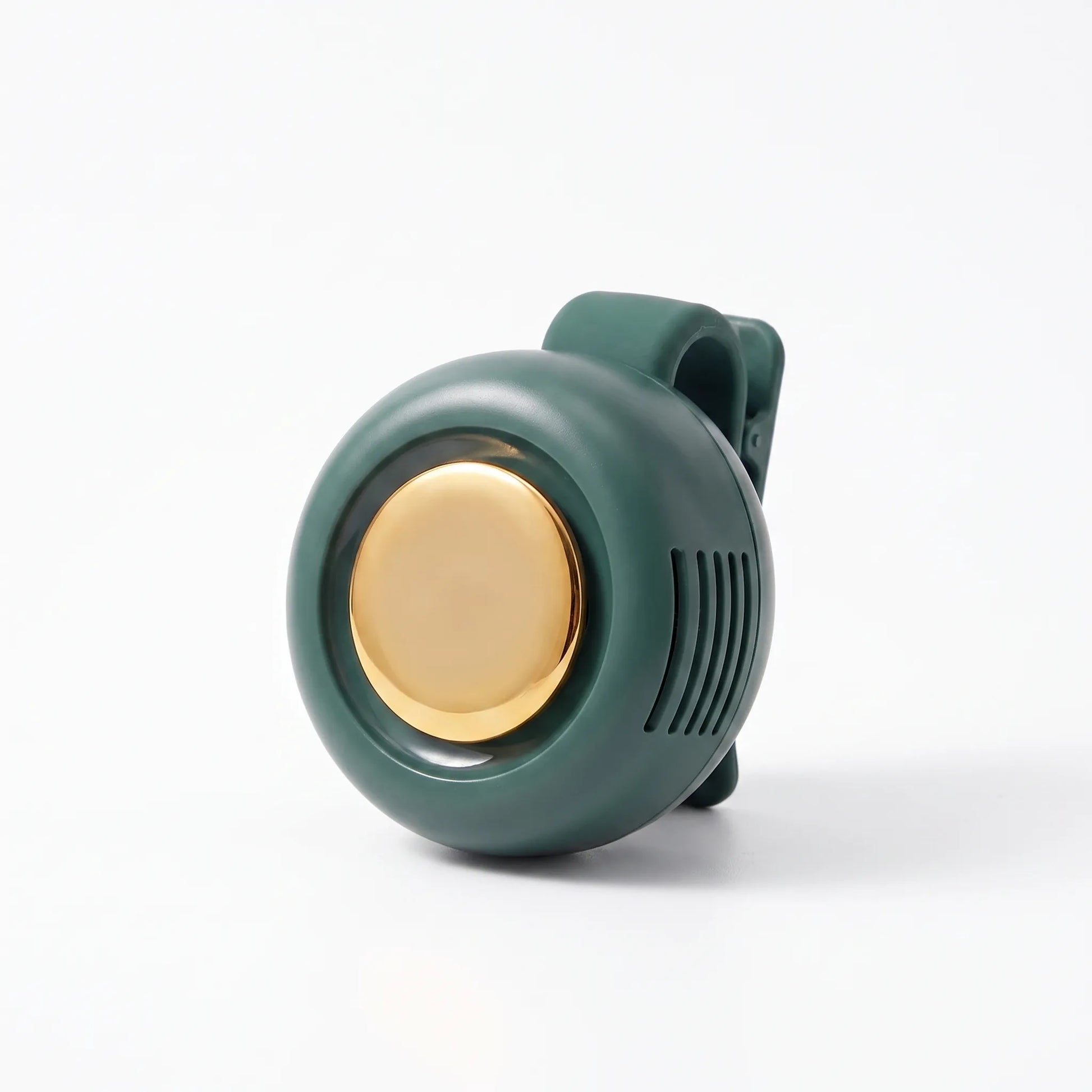 Clip-on waist fan in green