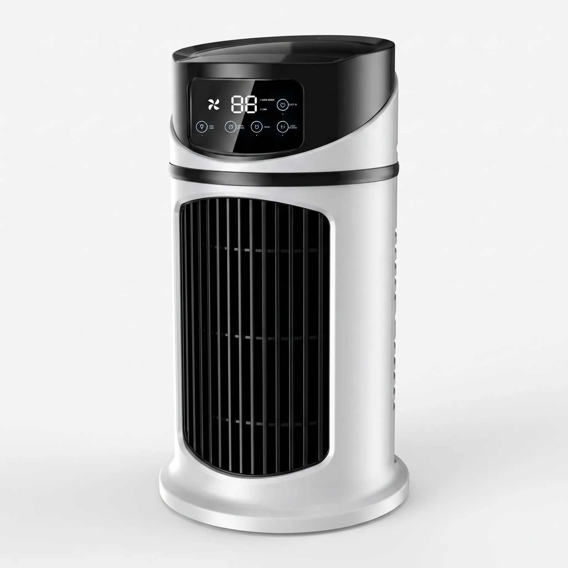 Misting fan on a desk
