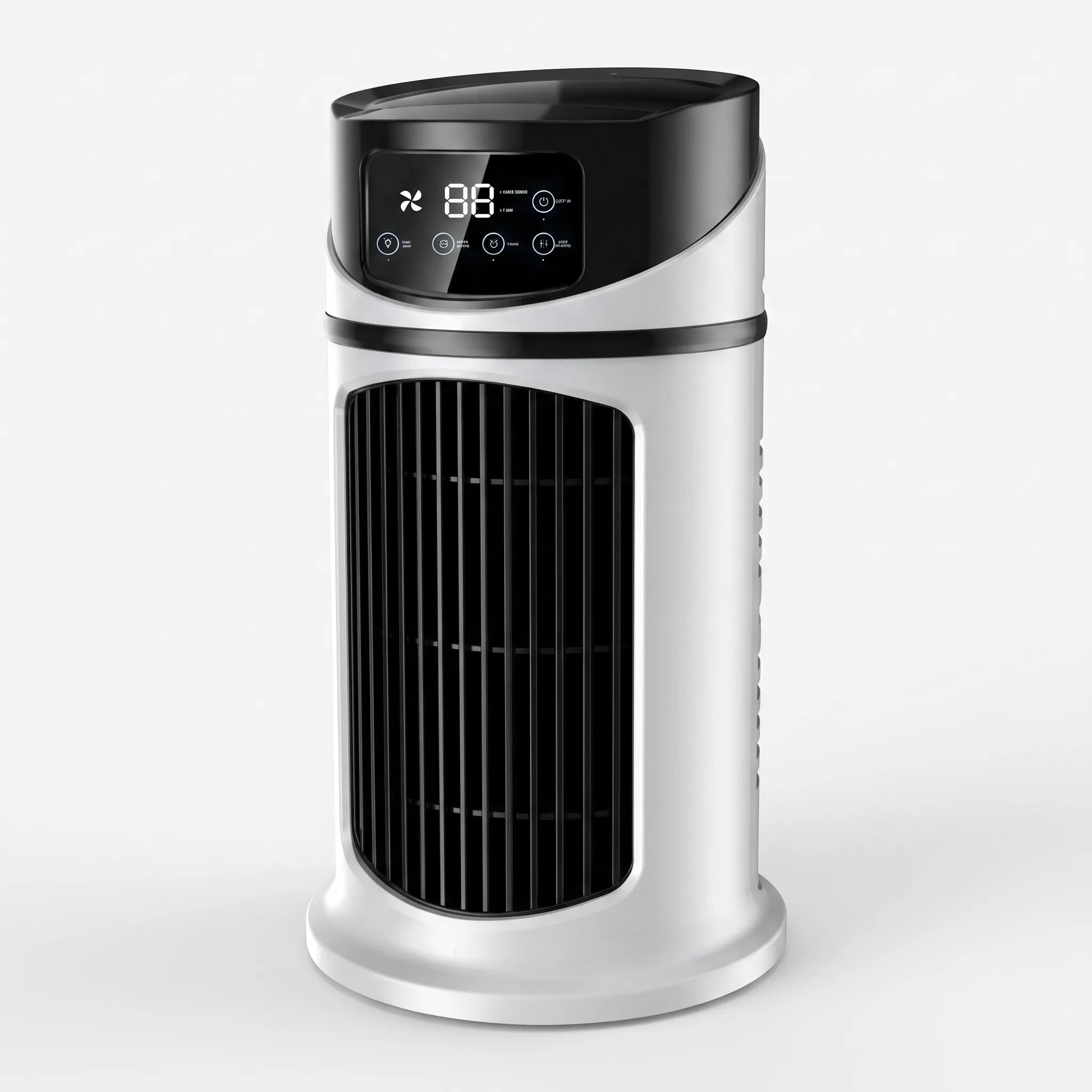 Misting fan on a desk