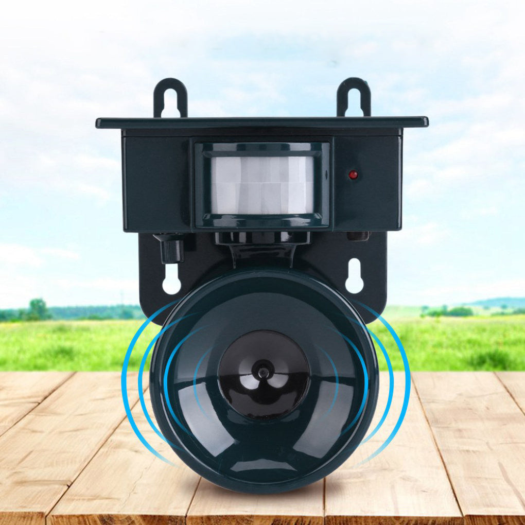 Solar Bird Repeller with Motion Sensor and Sound Deterrent
