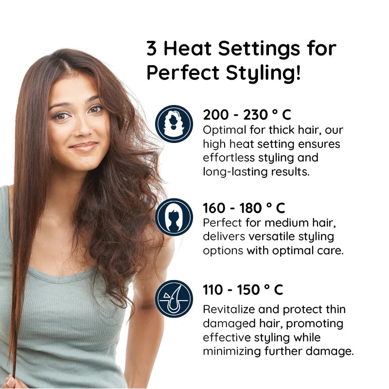 Professional 2 in 1 Rotating Iron and Hair Styling Brush