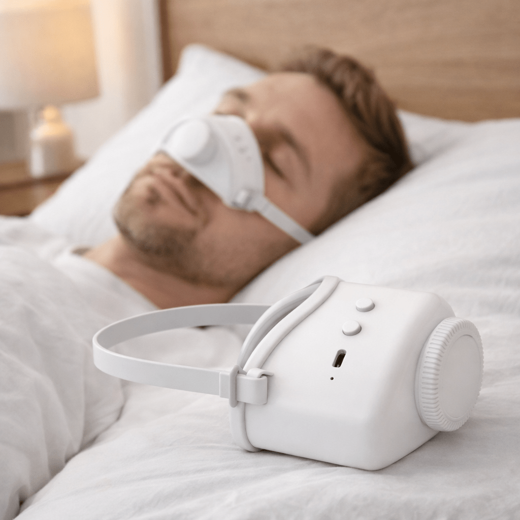 Smart Bedside Air Humidifying Mist Device for Restful Nights – Quiet Auto-Sensor Nighttime Comfort Diffuser
