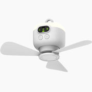 Rechargeable Ceiling Fan with LED Light & Remote – Portable Hanging Fan for Camping, Bedroom & Dorm