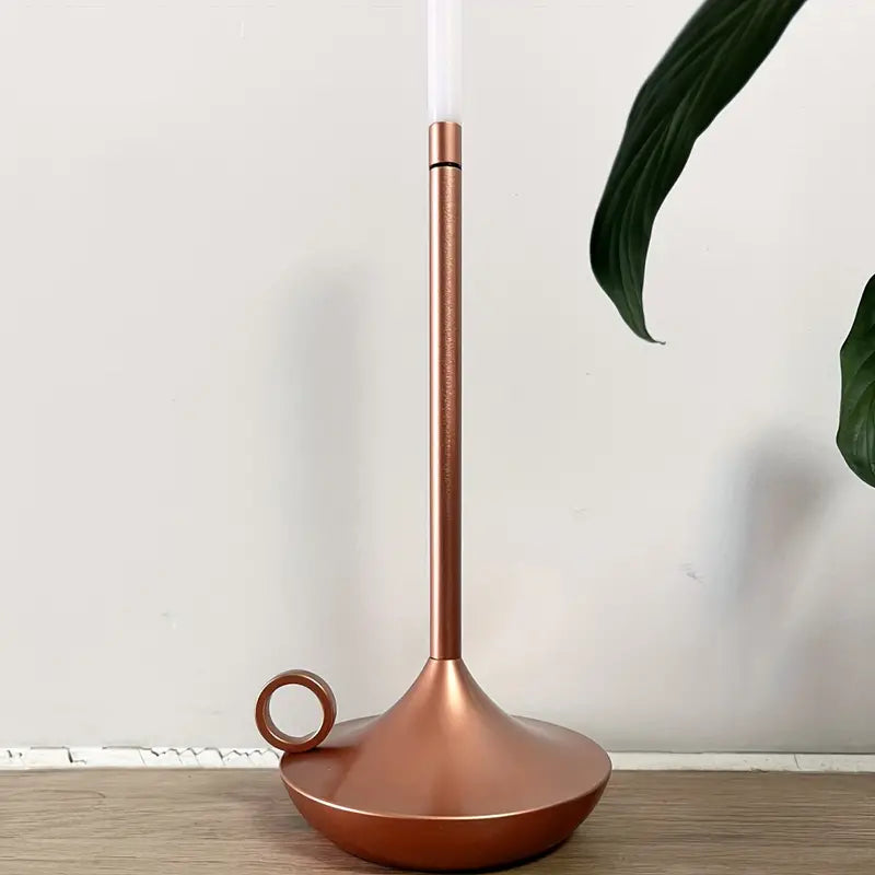 Candle-Shaped Rechargeable LED Lamp | Minimalist Flameless Light