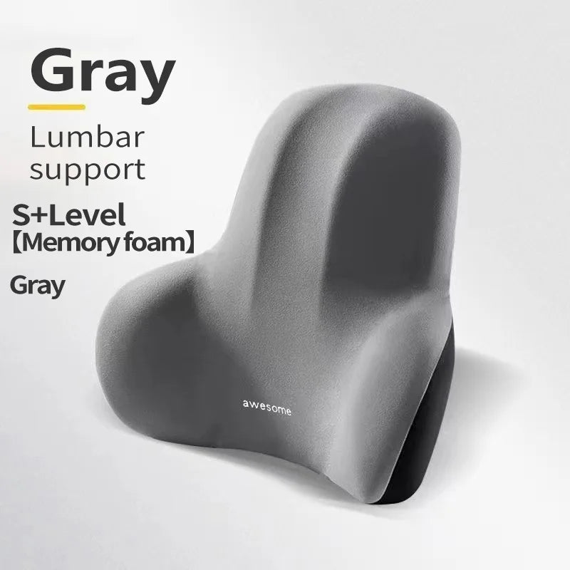 Ergonomic Lumbar Pillow | Lower Back Support Cushion for Posture