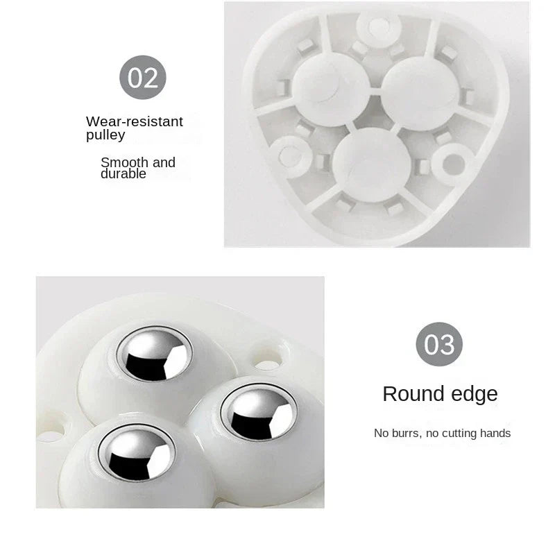 Self Adhesive Rotating Furniture Mover Caster Wheels
