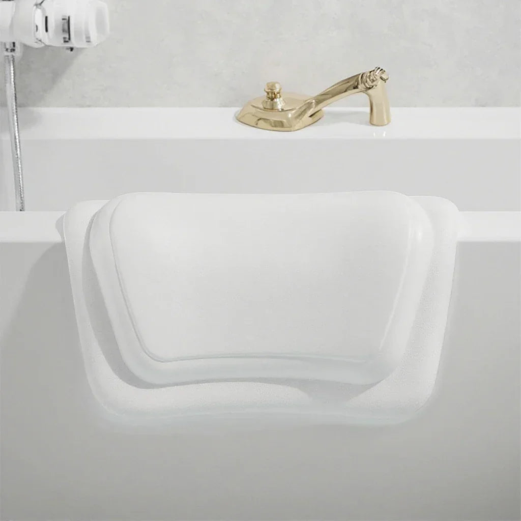 Non-Slip Bathtub Pillow | Waterproof Silicone Foam & PU Bath Cushion
