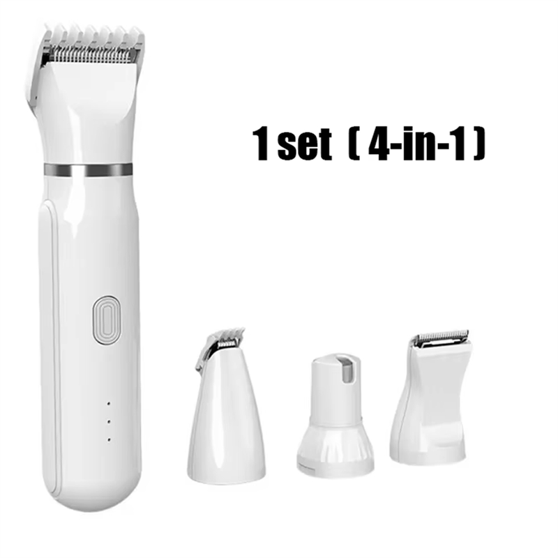 4-in-1 Pet Grooming Kit | Dog Hair Clippers & Nail Grinder