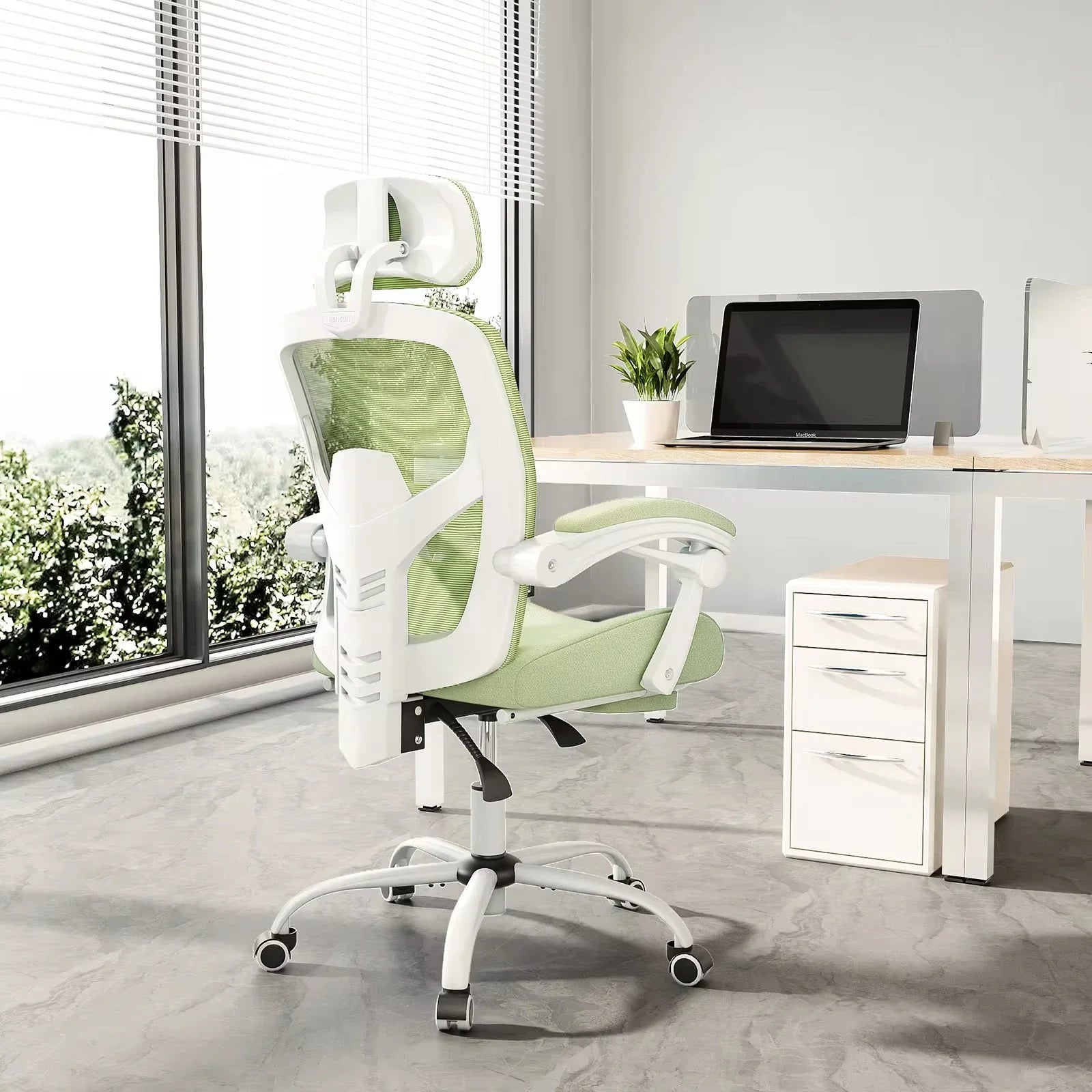 Ergonomic High Back Mesh Gaming Chair with Reclining and Lumbar Support