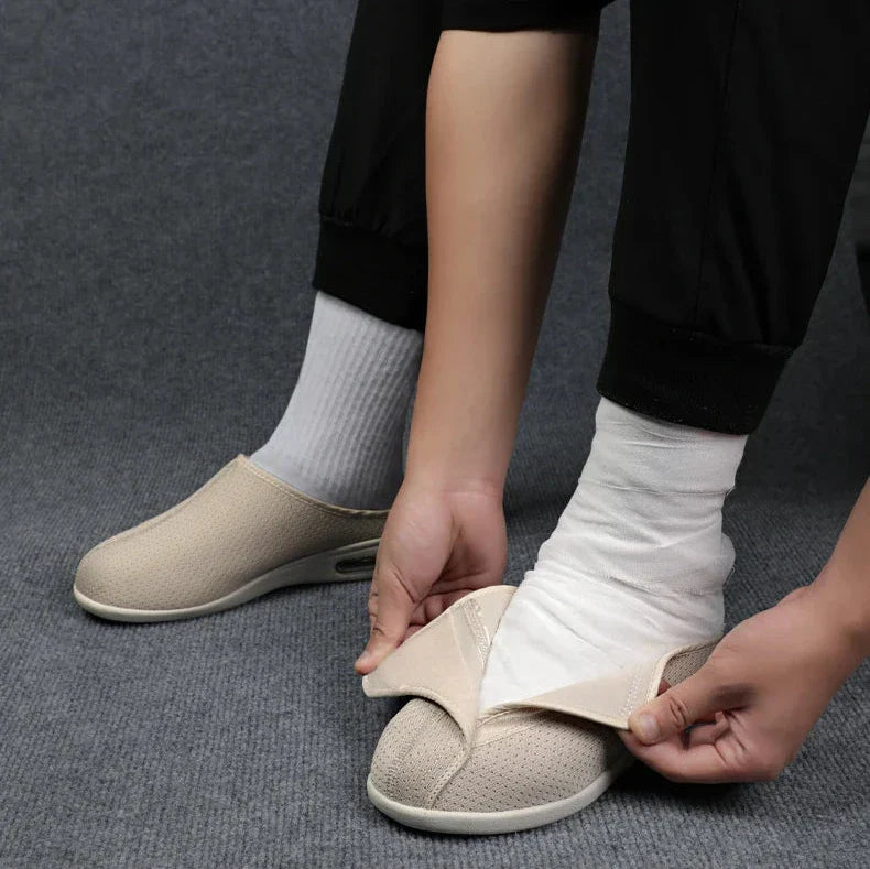 Orthopedic Diabetic Shoes | Extra Wide Edema Walking Sneakers for Swollen Feet