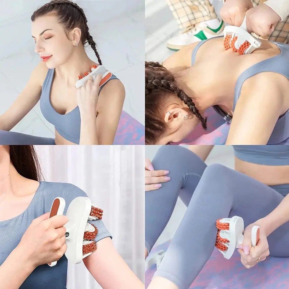 Multi-Node Muscle Roller Stick | Deep Tissue Trigger Point Massager