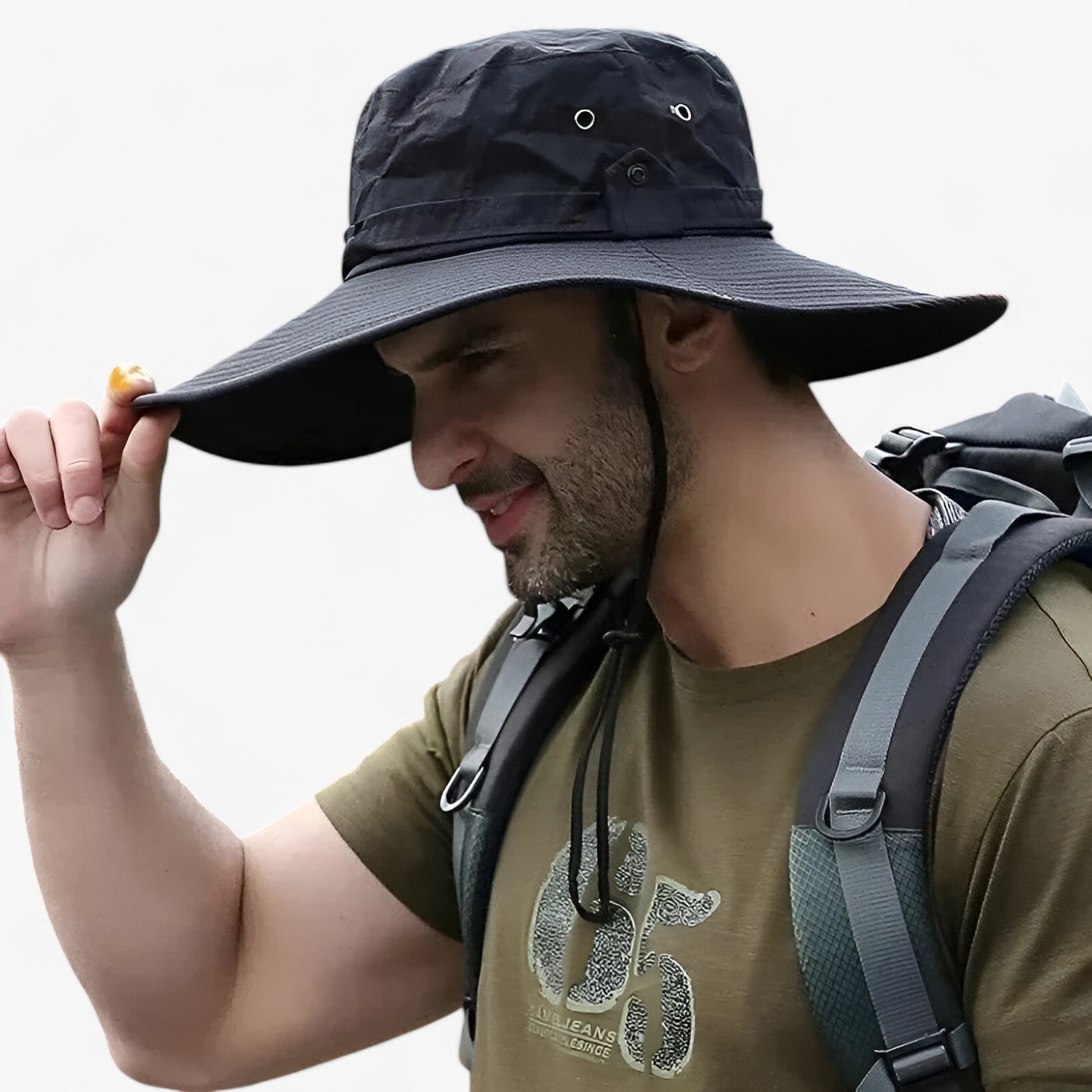 Breathable UV Protection Sun Hat for Hiking Camping and Fishing