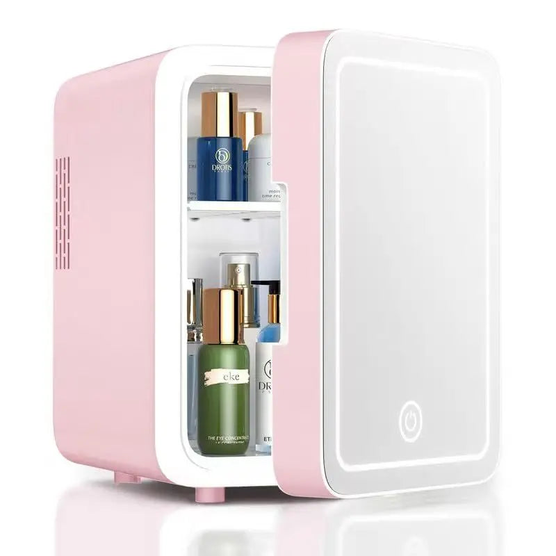 Portable Skincare and Beauty Mini Fridge with LED Light 4L