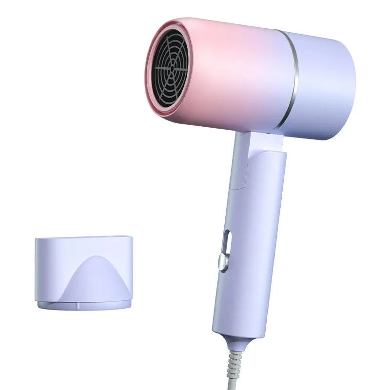 Foldable Ionic Hair Dryer for Travel – Compact Lightweight Blow Dryer with Frizz-Reducing Smooth-Finish Technology