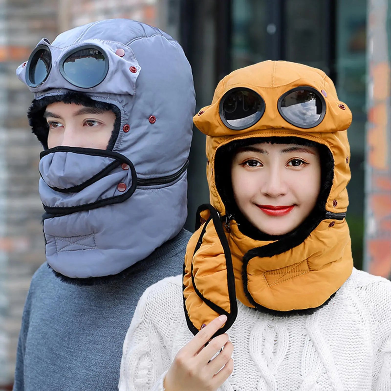 Windproof Thermal Face Covering Beanie | Polar Vision