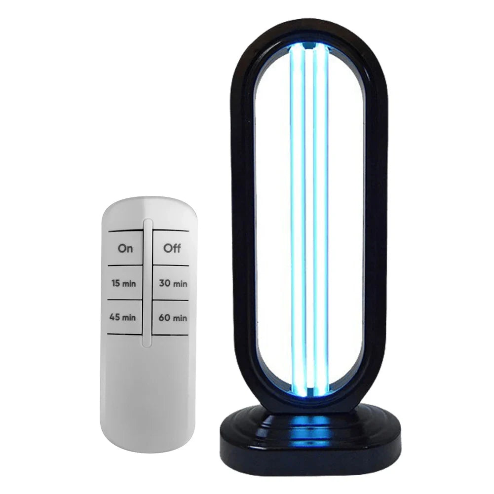 Portable UVC Sterilizer Lamp with Remote Control and Timer for Home