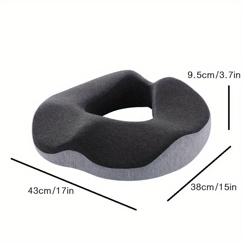 Memory Foam Hip Pain Relief Cushion | Orthopedic Seat Support for Office & Car