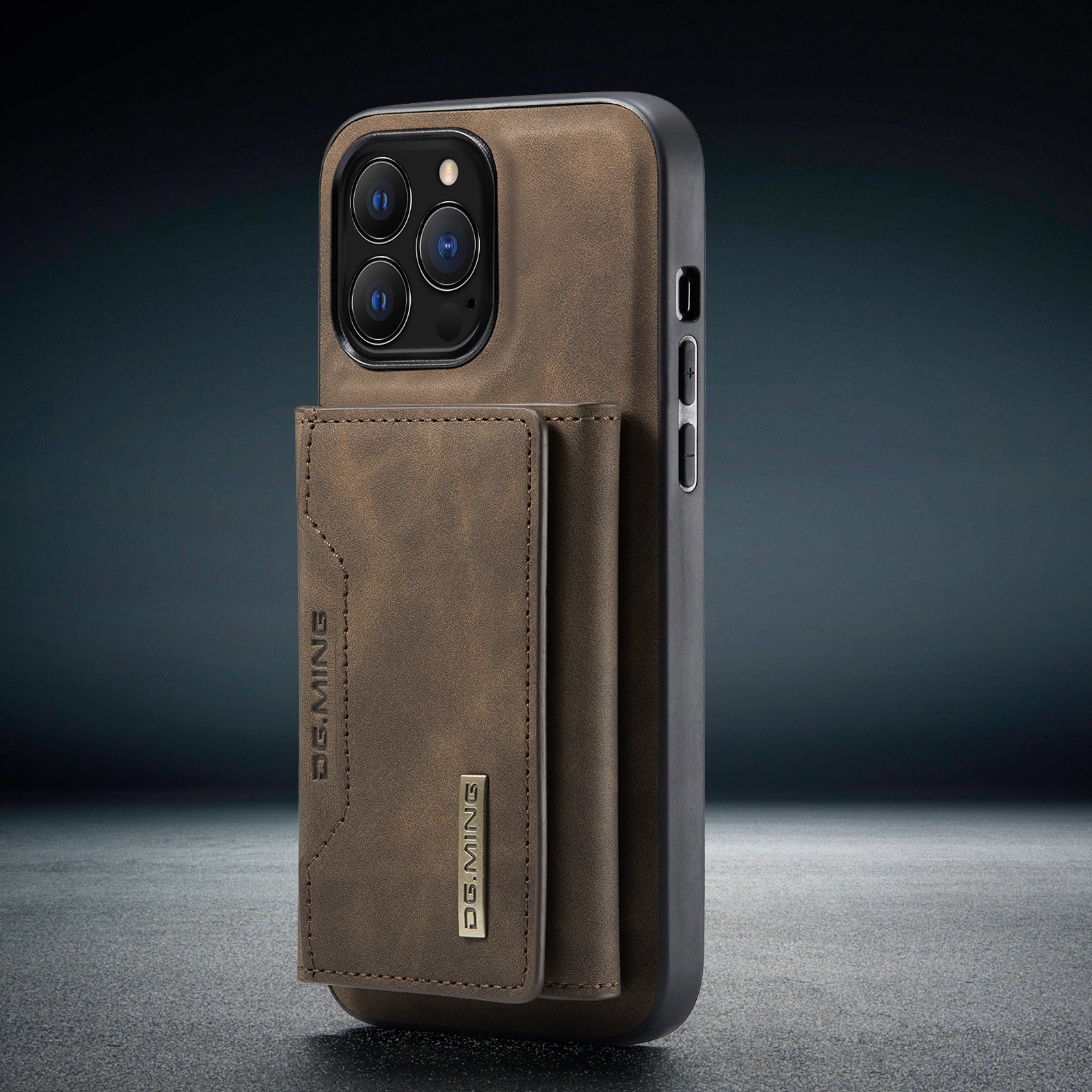 2-in-1 Detachable Leather Wallet Phone Case for iPhone – Magnetic Card Holder Cover with Kickstand