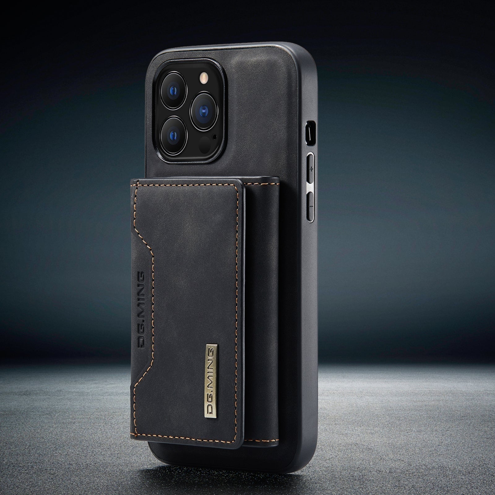 2-in-1 Detachable Leather Wallet Phone Case for iPhone – Magnetic Card Holder Cover with Kickstand