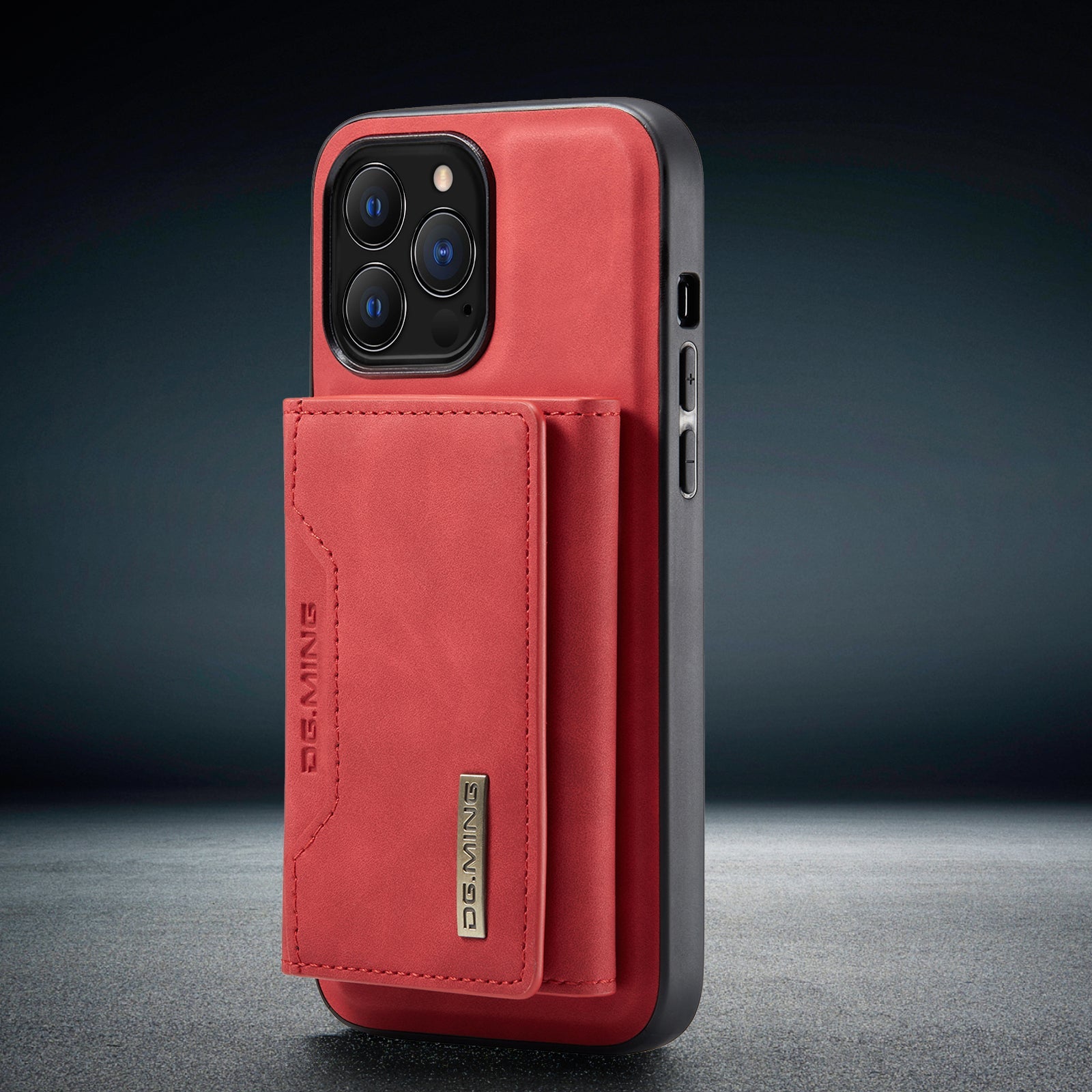 2-in-1 Detachable Leather Wallet Phone Case for iPhone – Magnetic Card Holder Cover with Kickstand