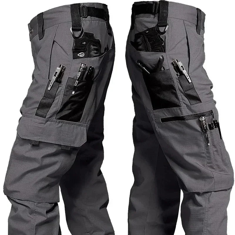 Comfortable Waterproof Cargo Trousers for Work and Exploration – Multi-Pocket Utility Trousers for Work & Outdoors