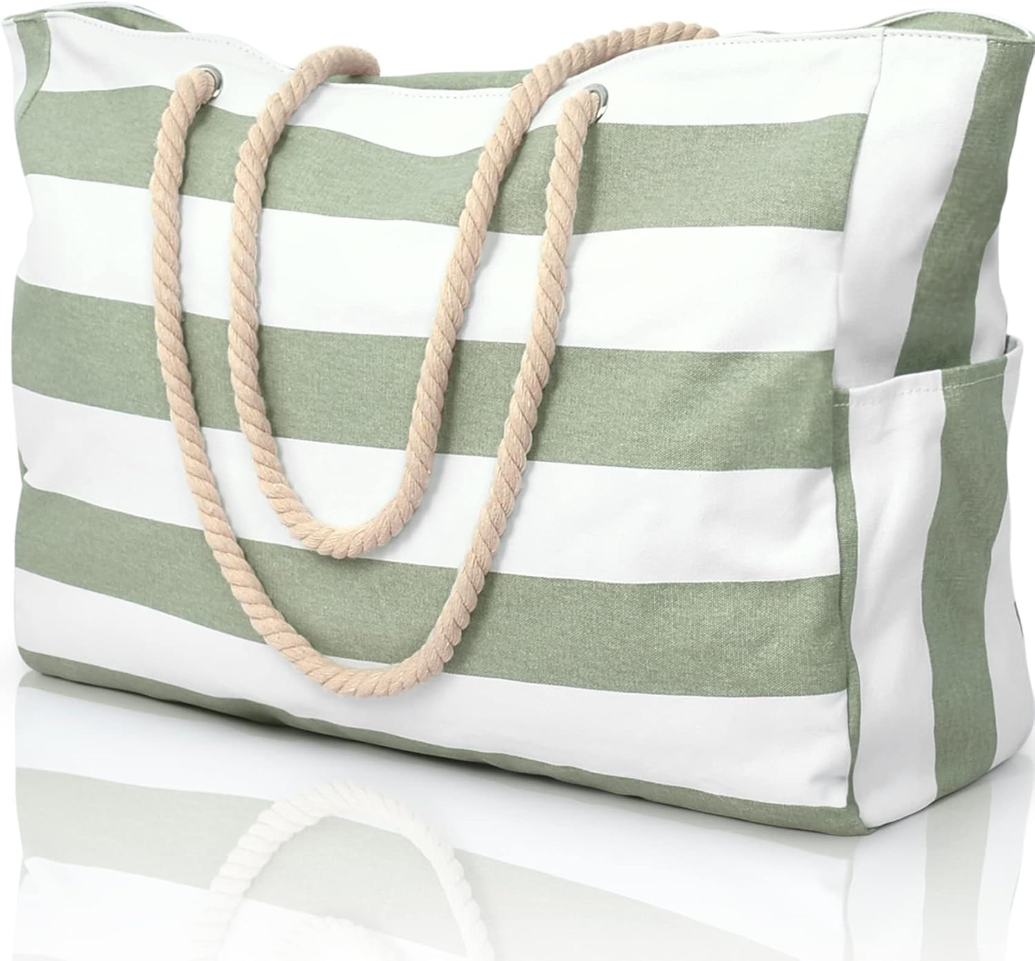 Waterproof Beach Tote Bag | Oversized Sandproof Pool & Travel Bag