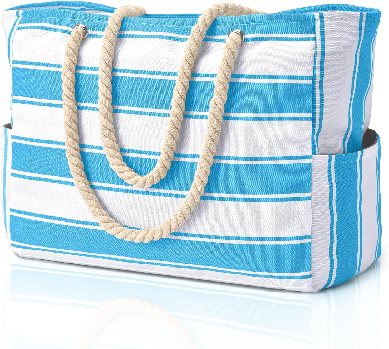 Waterproof Beach Tote Bag | Oversized Sandproof Pool & Travel Bag