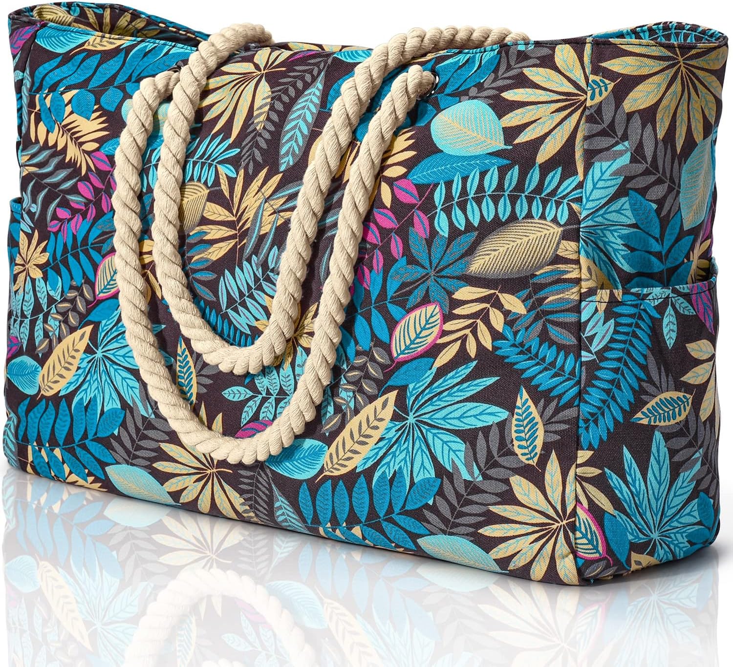 Waterproof Beach Tote Bag | Oversized Sandproof Pool & Travel Bag