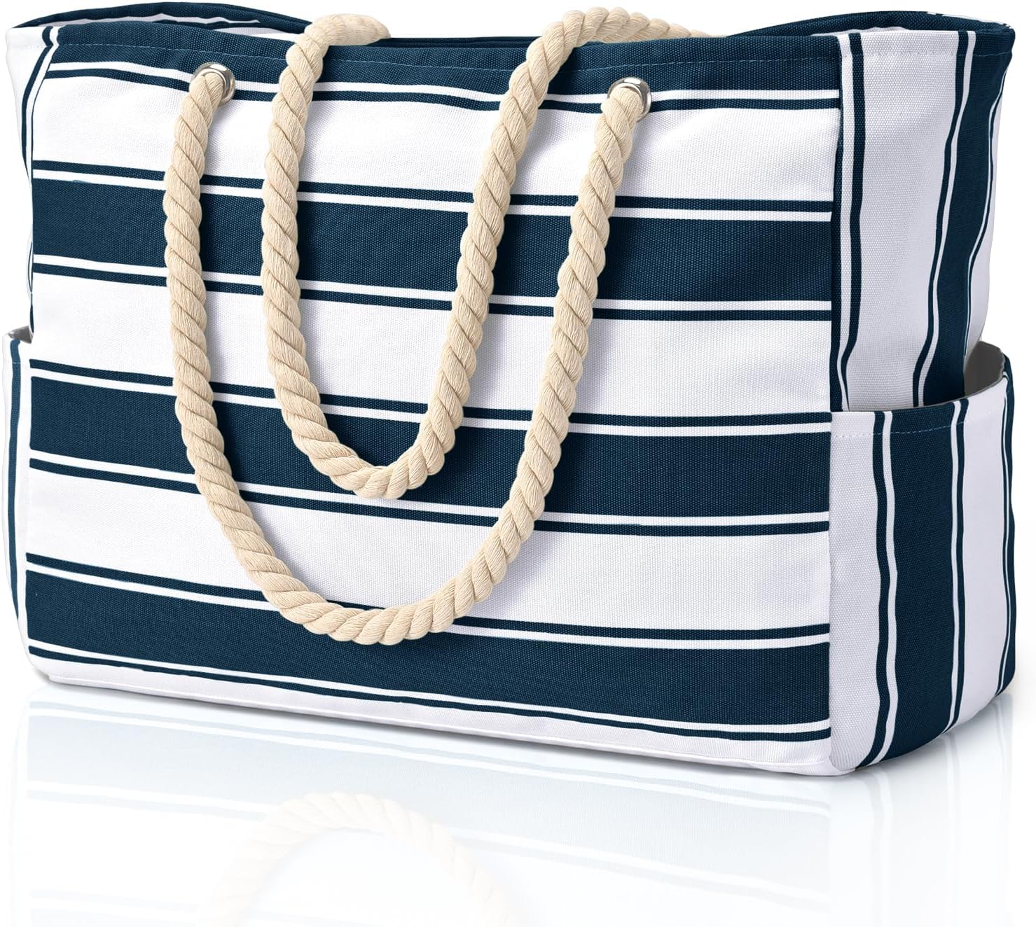 Waterproof Beach Tote Bag | Oversized Sandproof Pool & Travel Bag