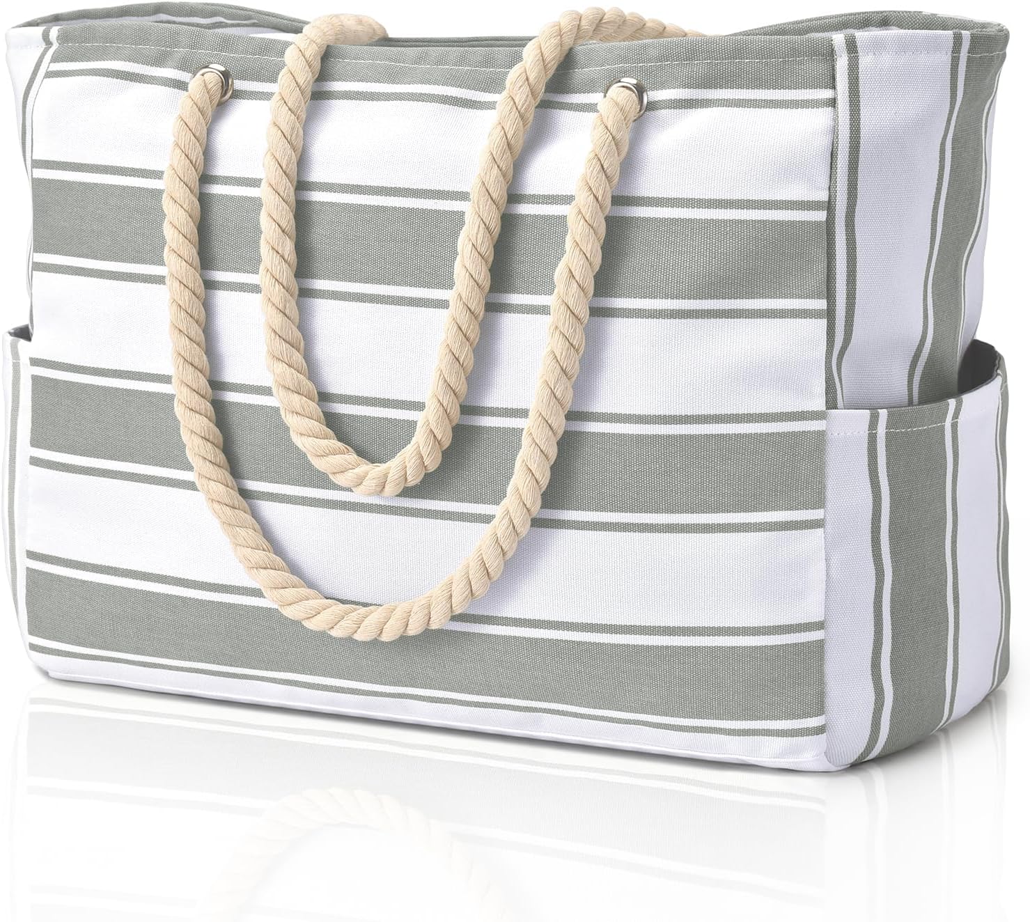 Waterproof Beach Tote Bag | Oversized Sandproof Pool & Travel Bag