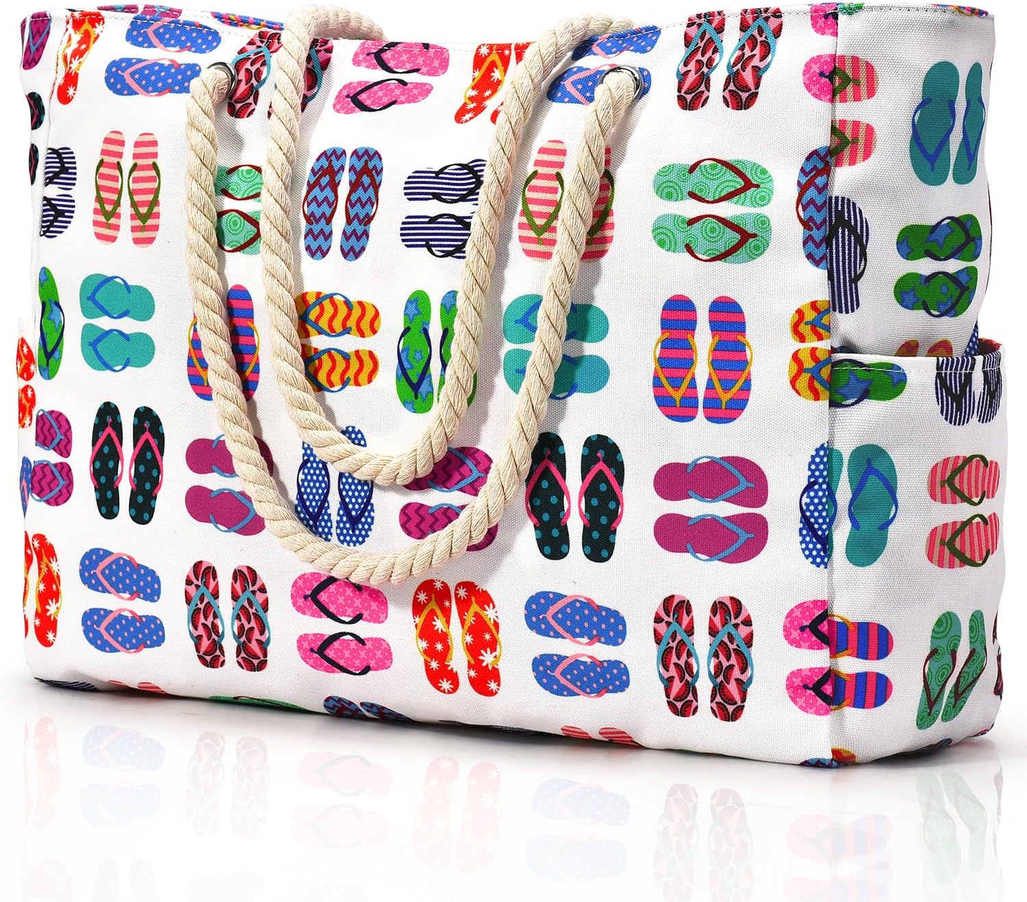 Waterproof Beach Tote Bag | Oversized Sandproof Pool & Travel Bag