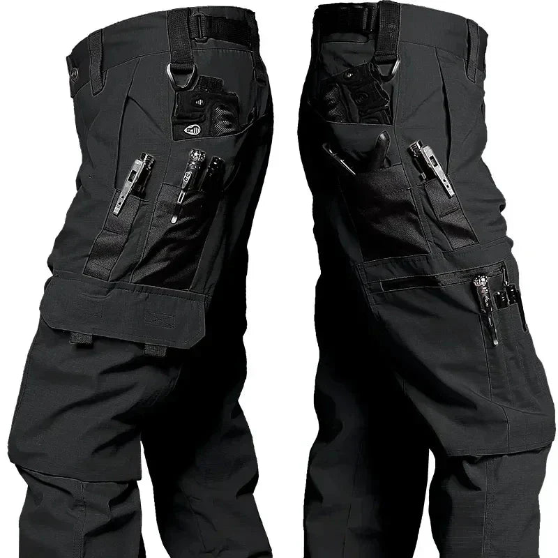 Comfortable Waterproof Cargo Trousers for Work and Exploration – Multi-Pocket Utility Trousers for Work & Outdoors