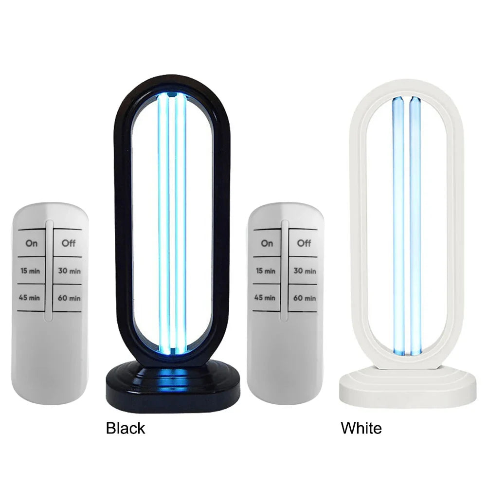 Portable UVC Sterilizer Lamp with Remote Control and Timer for Home