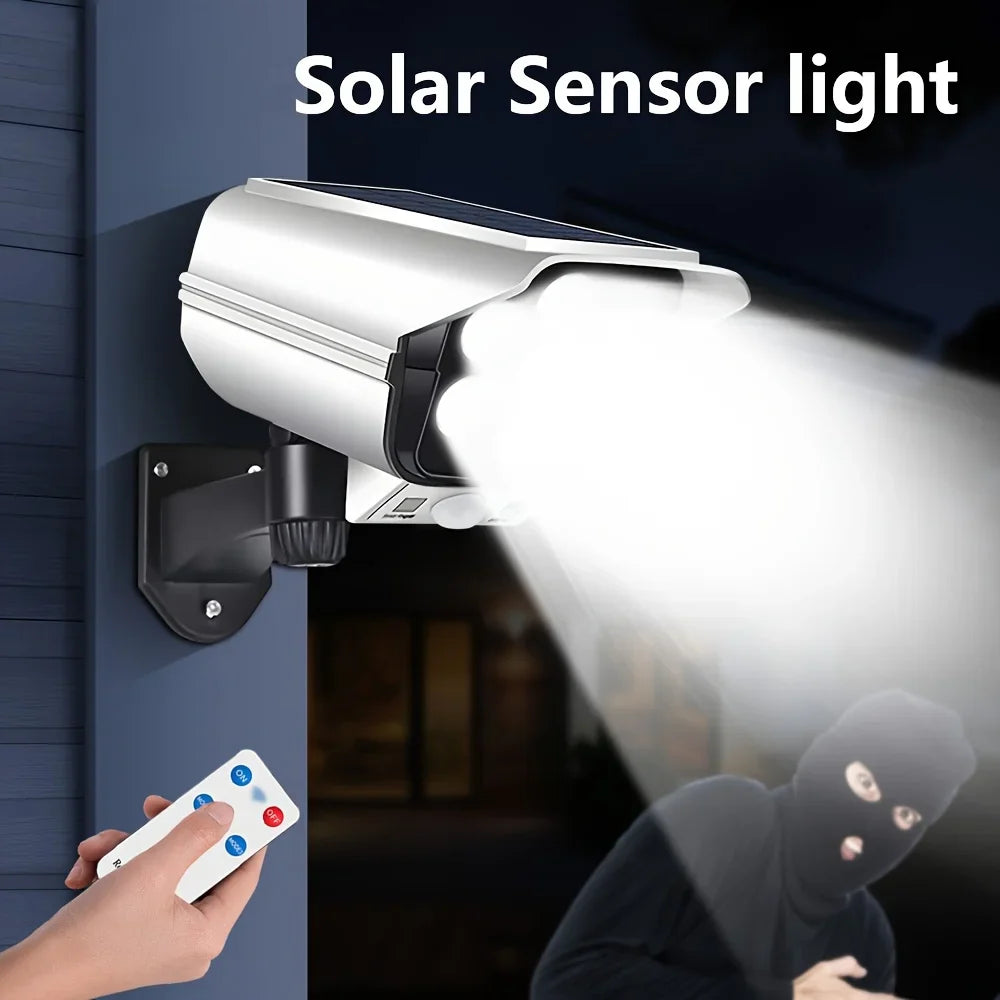 Wireless Solar LED Security Floodlight with Motion Sensor 2000LM