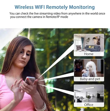 1080P Mini WiFi Security Camera | Waterproof 160° Night Vision