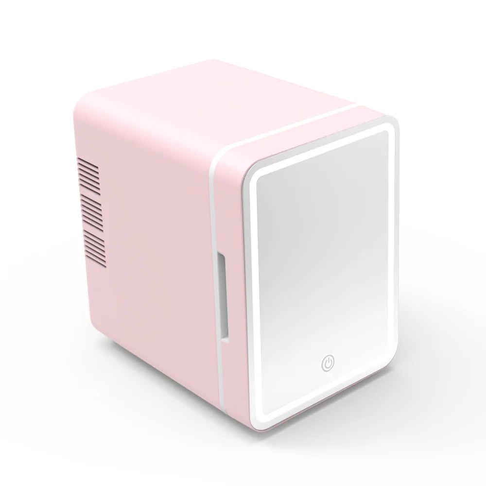 Portable Skincare and Beauty Mini Fridge with LED Light 4L