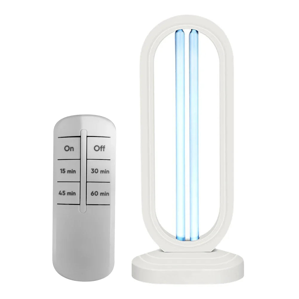 Portable UVC Sterilizer Lamp with Remote Control and Timer for Home