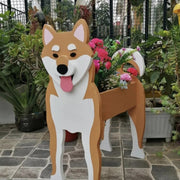 Charming Animal Garden Planter – Weatherproof PVC Flower Pot Statue for Patio, Yard & Balcony Decor